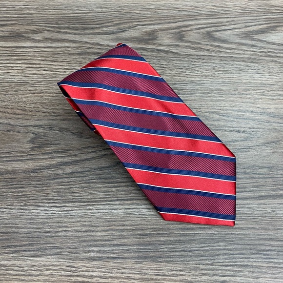 Nautica Other - Nautica Red, Navy & White Stripe Tie